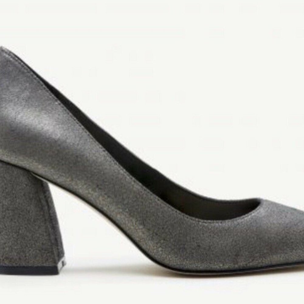 Sole Society TWILA Block Heel Pump Dark 9.5